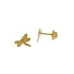 Topos Libélula Oro 18K Ancho