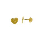 Topos Corazón Oro 18K Ancho