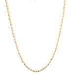 Cadena De Oro 18K Escalera