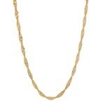 Cadena De Oro Para Mujer 18K Singapur
