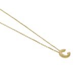 Cadena De Oro 18k Con Dije Letra.