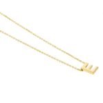 Cadena De Oro 18k Con Dije Letra.