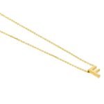 Cadena De Oro 18k Con Dije Letra.