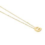 Cadena De Oro 18k Con Dije Letra.