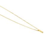Cadena De Oro 18k Con Dije Letra.