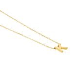 Cadena De Oro 18k Con Dije Letra.