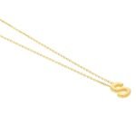 Cadena De Oro 18k Con Dije Letra.