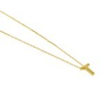 Cadena De Oro 18k Con Dije Letra.