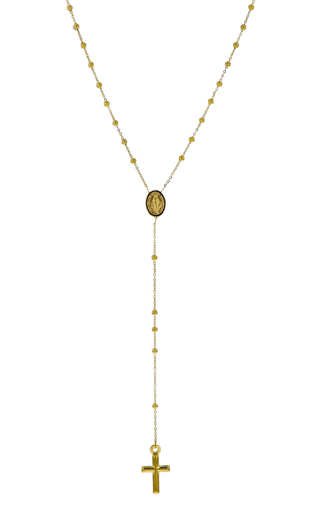 A067-0027-0000033325-01.jpg Camandula Oro 18K Ancho Largo Cmm Hasta La Union En V - Image 1