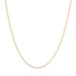 Cadena Tejido Escalera Oro 18K Ancho