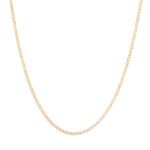 Cadena Tejido Plano 18K