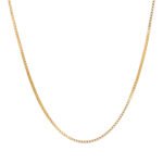 Cadena Tejido Veneciana 18K