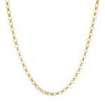 Cadena Tejido Rollon Oro 18K Ancho