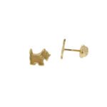 Topos Perro Oro 18K Ancho