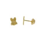 Topos Conejo Oro 18K Ancho