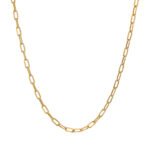 Cadena Oro 18K Tejido Paper Clip - Image 2