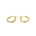 Candongas Oro 18K Melcocha - Imagen 2