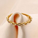Anillo De Oro 18K Cintillo