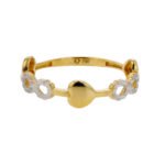 Anillo De Oro 18K Cintillo Infinito - Imagen 2