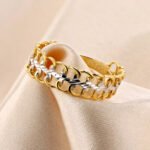 Anillo De Oro 18K Eslabón
