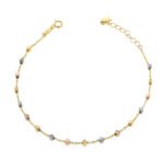 Pulsera De Oro 18K Cuadros - Imagen 2