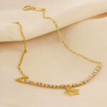 Pulsera De Oro 18K Dije Ángel