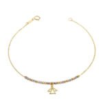 Pulsera De Oro 18K Dije Ángel - Imagen 2