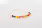 Pulsera Oro 18K Con Piedras De Colores - Imagen 3