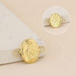 Herraje Virgen Milagrosa Oro 18K