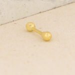 Piercing Oro 18K Para Oreja, Esfera