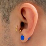 Piercing Oro 18K Para Oreja, Dije Punta - Imagen 2