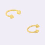 Piercing Oro 18K Para Oreja, Dije Punta - Imagen 3