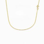 Cadena De Oro 18K Tejido Escalera Plana. Ancho - Imagen 2