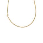 Cadena De Oro 18K Tejido Corazón Hueco. Ancho - Image 2