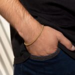 Pulsera De Oro Amarillo 18K Tejido Lazo - Image 2