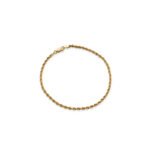 Pulsera De Oro Amarillo 18K Tejido Lazo - Image 3