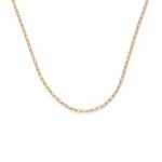 Cadena De Oro 18K Eslabón Invertido - Ancho Frontal - Image 2