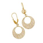 Aretes De Oro 18K Filigrana 18K- Ancho Frontal - Image 2