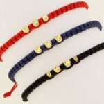 Pulsera Oro 18K Con Esferas Diamantadas 3mm Para Parejas - Imagen 2