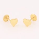 Topos De Oro 18K Corazón
