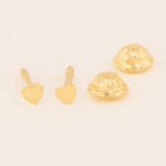 Topos De Oro 18K Corazón