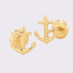 Topos De Oro 18K Ancla - Imagen 2