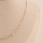 Cadena De Oro 18K Eslabón Seguido - Image 4