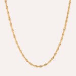 Cadena De Oro 18K Lazo