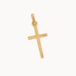 Dije De Oro 18K Cruz Diamantada
