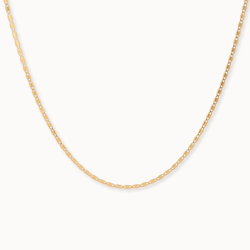 IMCFI42-01.jpg Cadena De Oro 18K Escalera Diamantada - Imagen 1