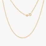Cadena De Oro 18K Singapur Largo