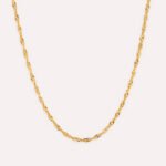 Cadena De Oro 18K Singapur