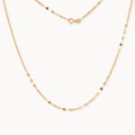 Cadena De Oro 18k Criss Cross