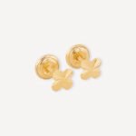 Topos De Oro 18K Trébol